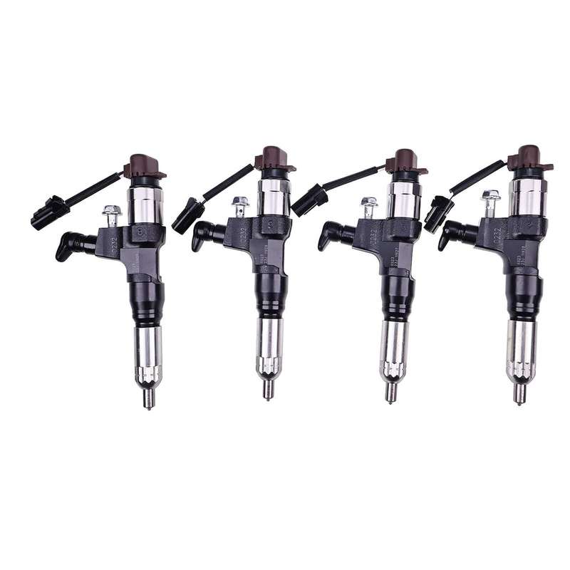 4X Fuel Injector 23670-E0232 095000-6922 compatible with Hino Engine J05D-TF