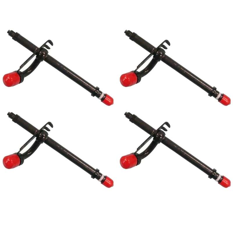 4PCS Fuel Injector Compatible with Case 455B 1845 1845S 480C 580C 584C 585C 586C