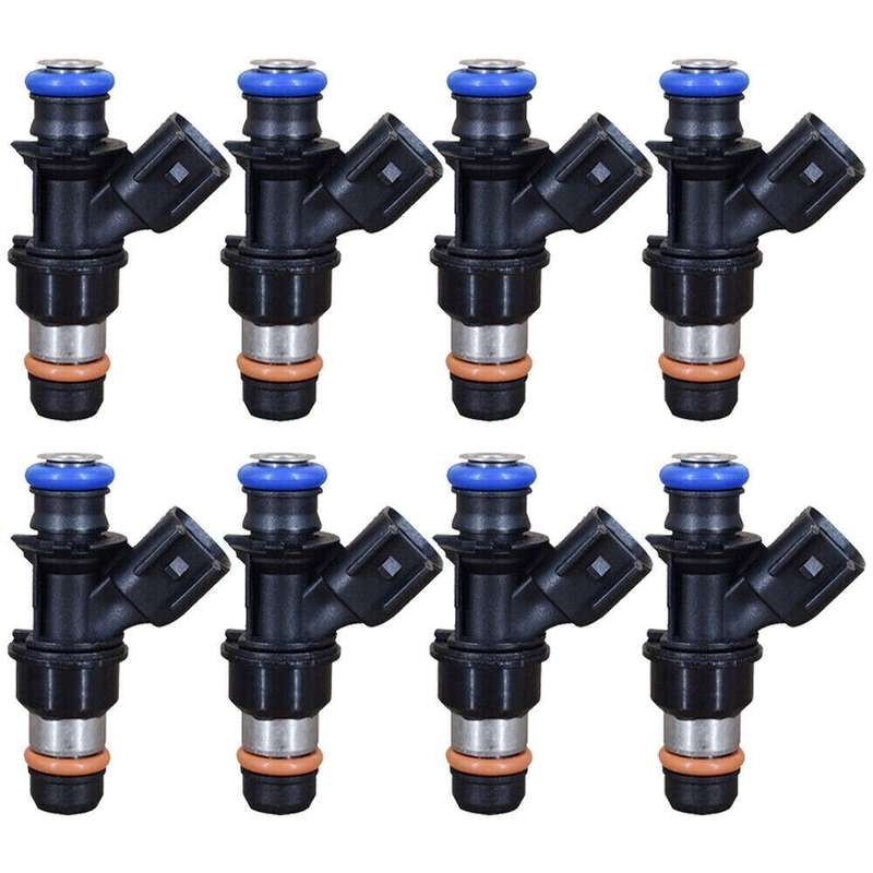 Set of 8 Fuel Injectors 12580681 Compatible 04-10 Chevrolet GMC 4.8 5.3 6.0 6.2L