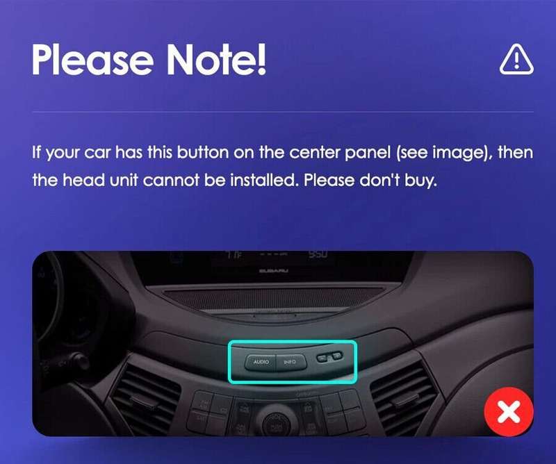 For Subaru Tribeca 2007-2011 DAB+ CarPlay Android 13 Autoradio GPS Navi BT +OBD