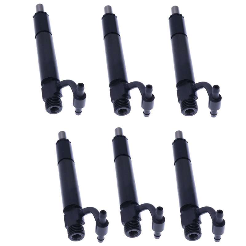 6X Fuel Injectors 675967C91 CompatibleCase Engine D-414 D-436 DT-414 DT-436