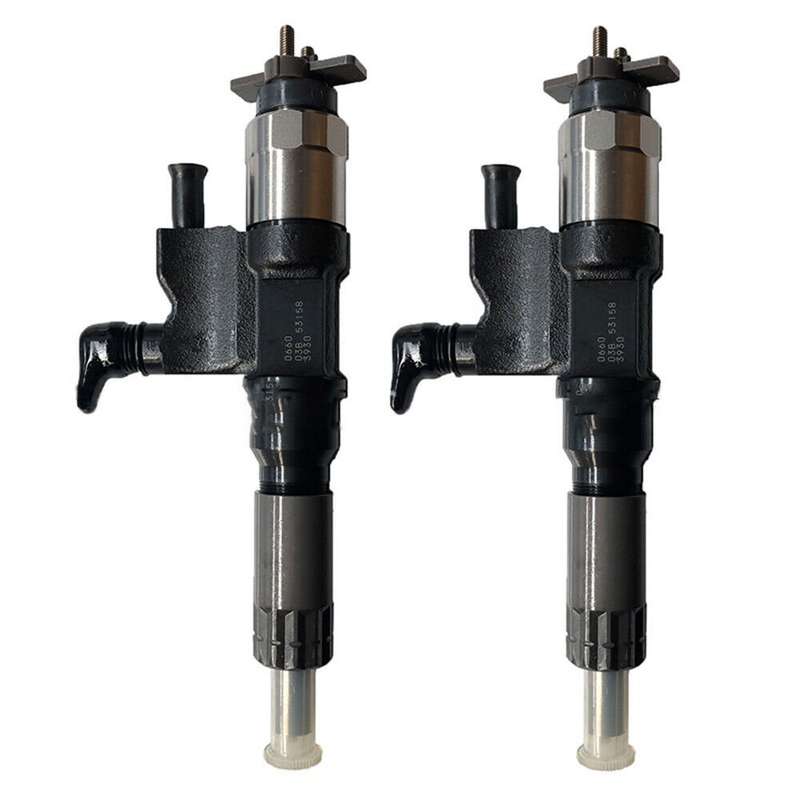 4PCS Fuel Injector Compatible with Denso ISUZU 4HK1 6HK1 095000-5341 095000-5342