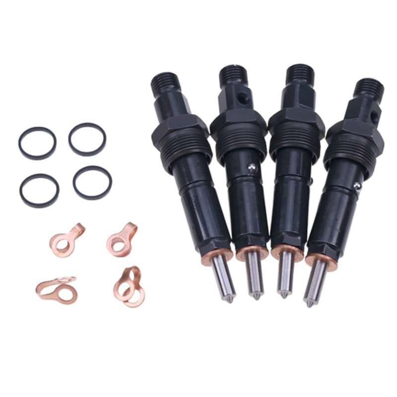 4X Fuel Injector 2852869 Compatible with Case 650K 750K 850K 580M 580SM 580SM+