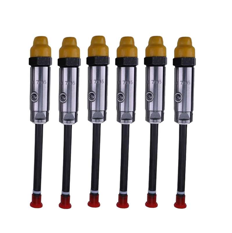 6Pcs Fuel Injector Compatible Caterpillar 3304 3304B 3306 3306B Enigne 963 973