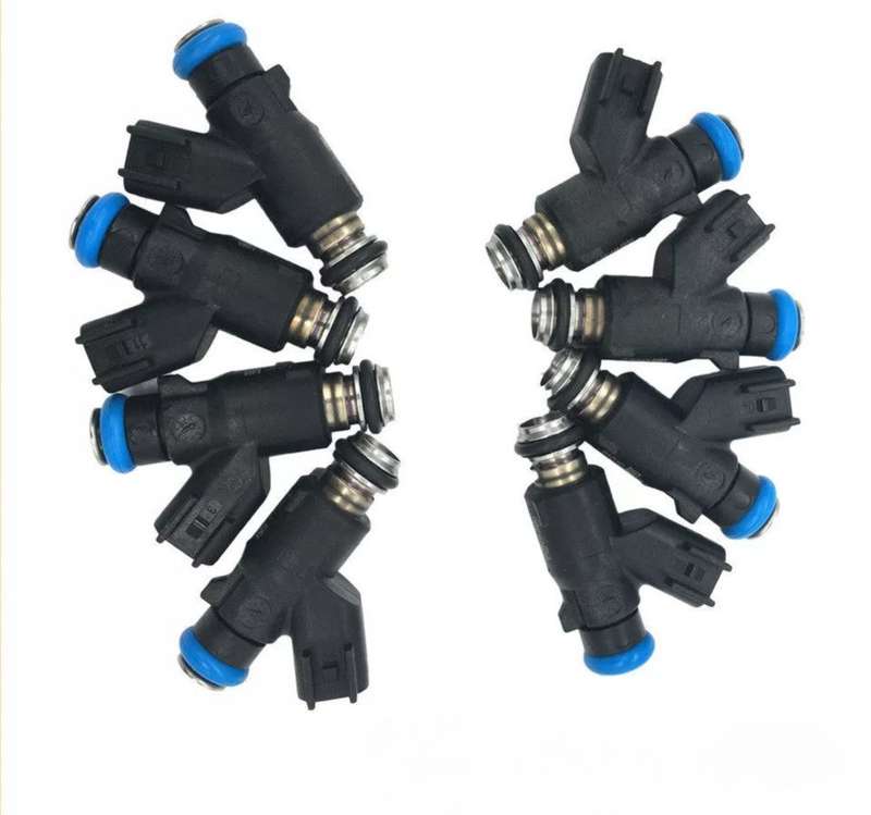 Set of 8 Fuel Injectors 12613412 Compatible GMC 6.0L Silverado Sierra 10-13 6.6L