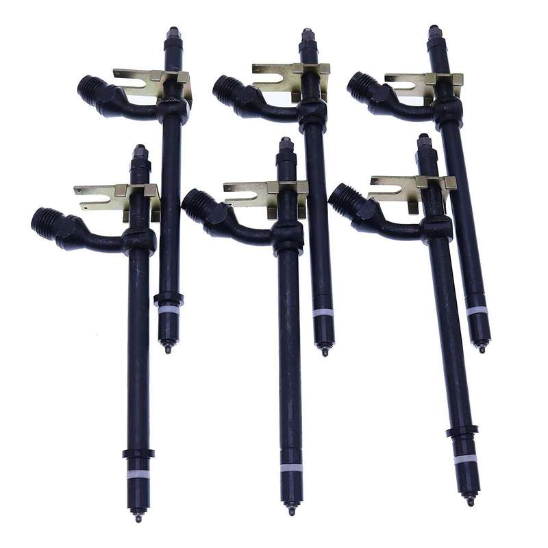 6X Fuel Injector Compatible Case 770 970 1070 1090 1170 1175 1270 1370 1470