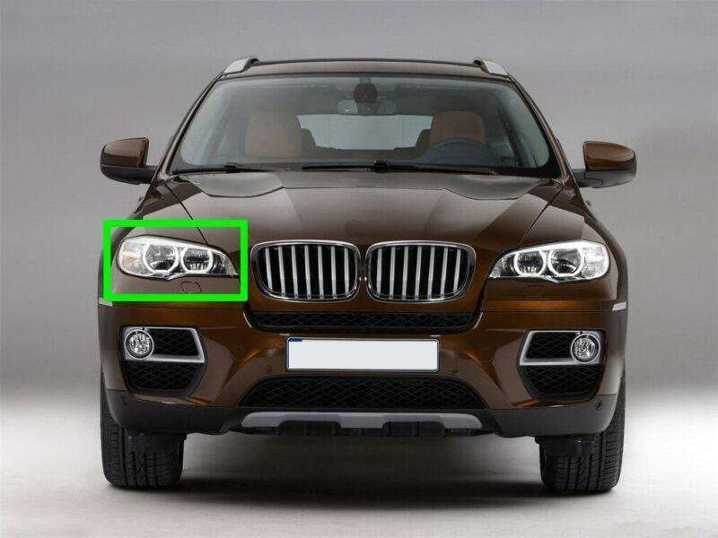 Fit For 2008-2014 BMW X6 E71 Right Side Headlight Headlamp Clear Lens Cover