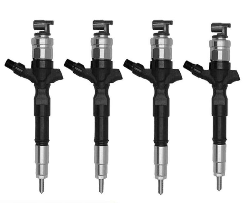 23670-30400 4Pcs Diesel Fuel Injector Compatible Toyota Hilux 1KD 2KD 2367030400