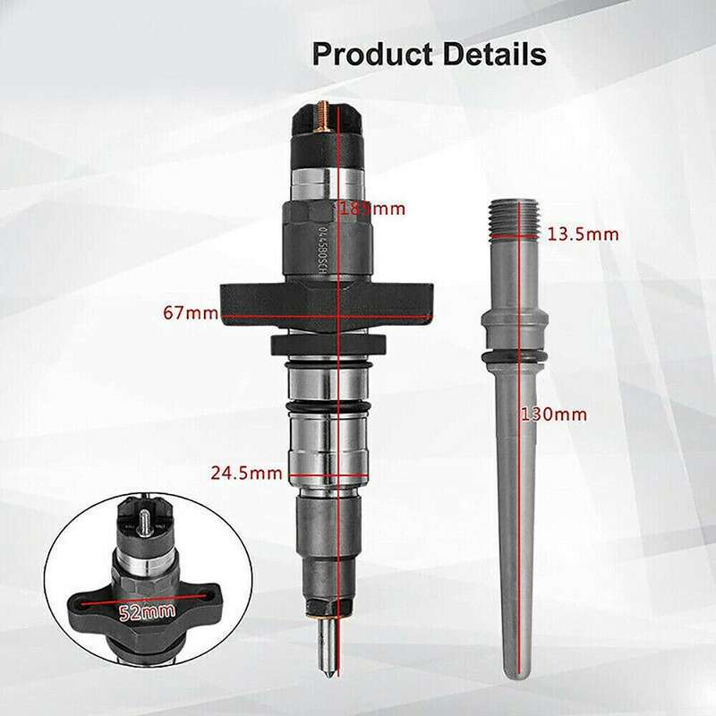 6X Diesel Fuel Injectors Compatible with 04-09 Dodge Ram 2500 3500 5.9L Cummins