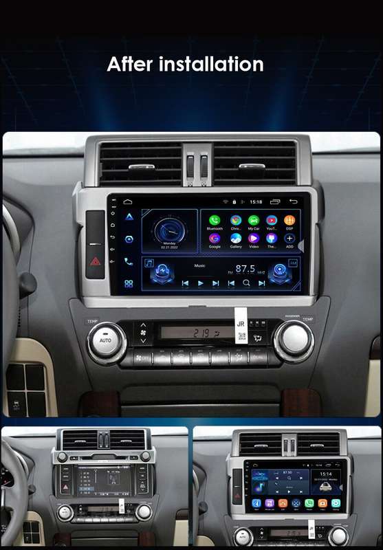 For Toyota LandCruiser Prado DAB+ Radio Car Stereo GPS SatNav BT Androd Auto USB