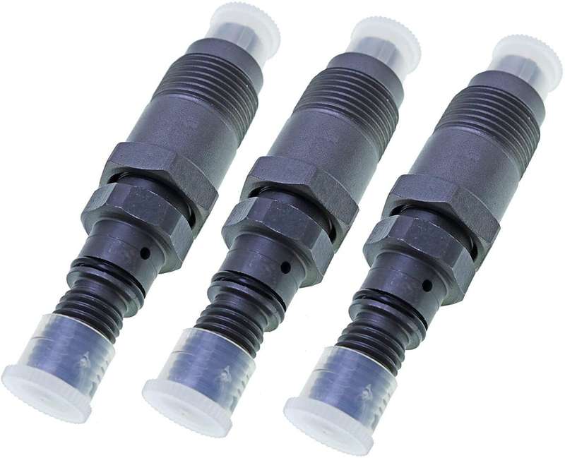 3X Fuel Injectors Compatible with John Deere Skid Steer 375 3375 Tractor 330 332