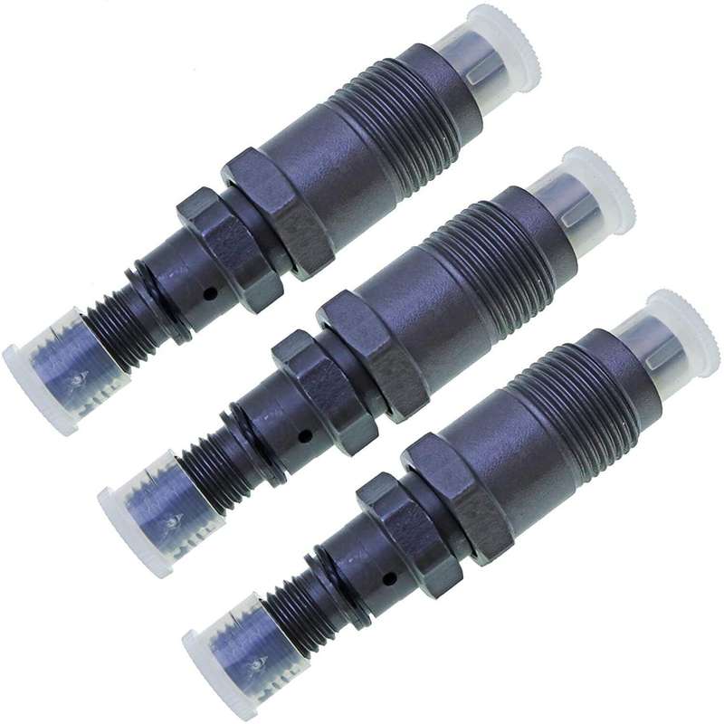 3X Fuel Injectors Compatible with John Deere Skid Steer 375 3375 Tractor 330 332