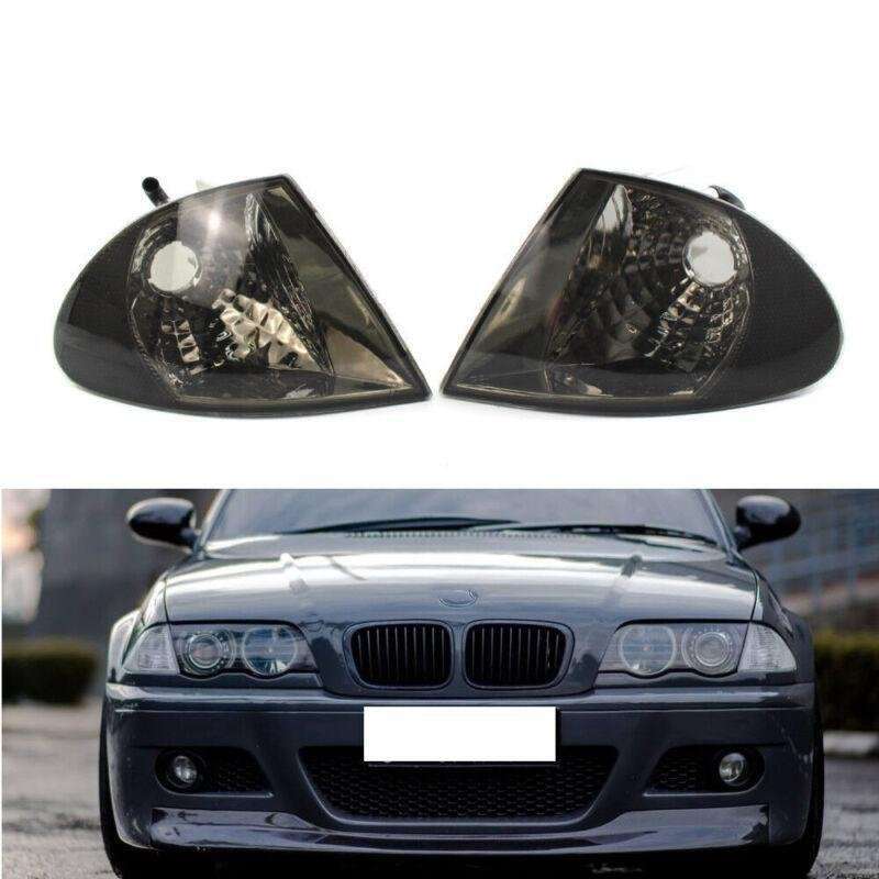 Pair Signal Smoke Indicator Corner Side Light FIT BMW 3 Series E46 1999-01 Sedan