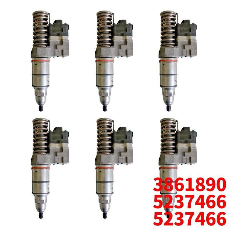 6X Fuel Injector 3861890 5237466 5237466 compatible with Detroit 12.7L 60 11.1