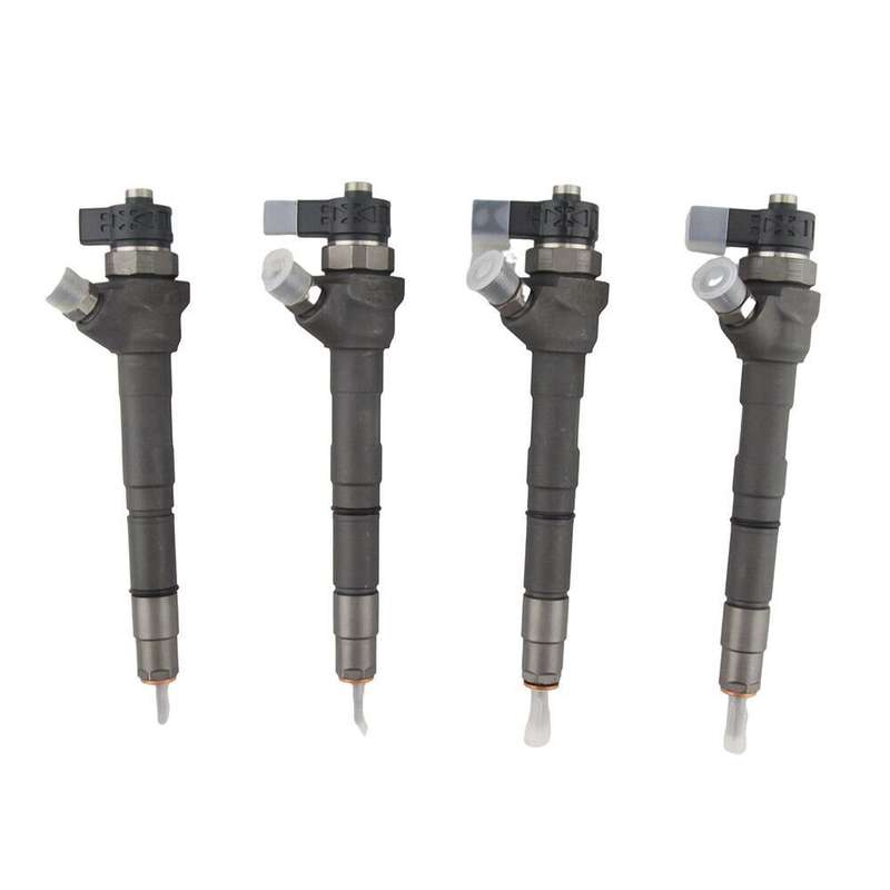 4PCS Fuel Injector Compatible VW Audi 2.0 TDI 03L130277J 03L130277Q 0445110369