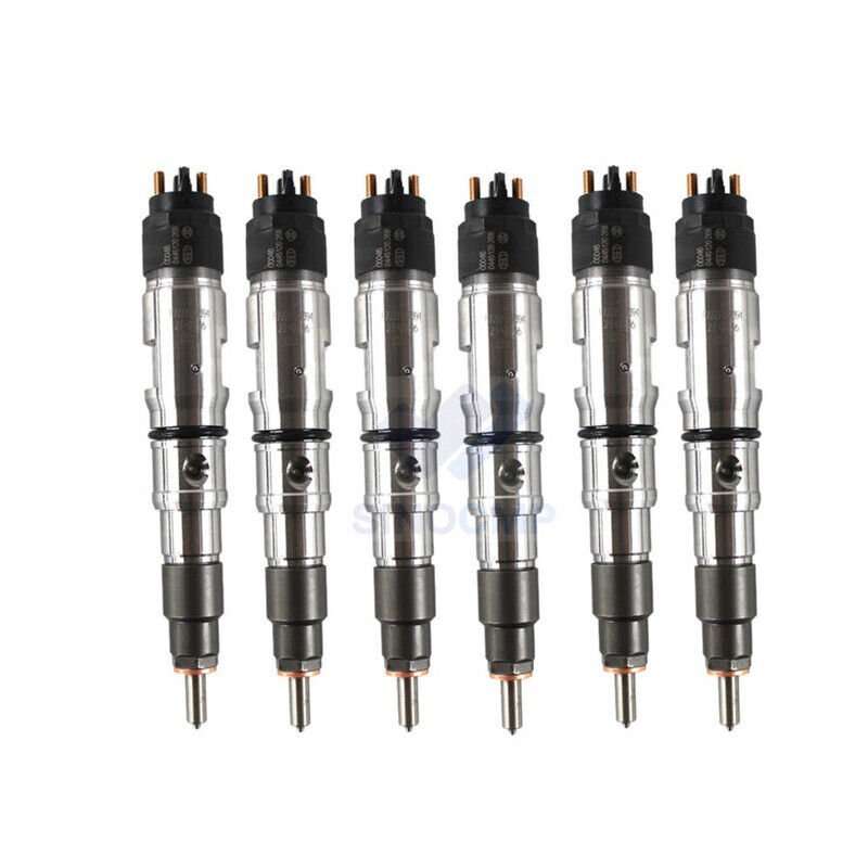 6Pcs Fuel Injector 400903-00046 Compatible Daewoo Doosan DX140 DX225 DX340