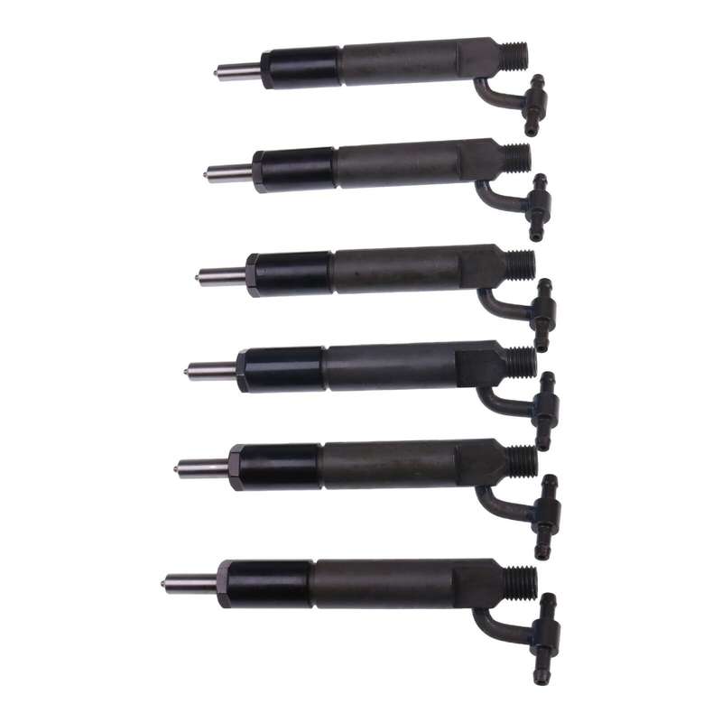 6XFuel Injector 6202-13-3110Compatible Komatsu 6D95 4D95 PC200-6 PC120-6 PC100-6