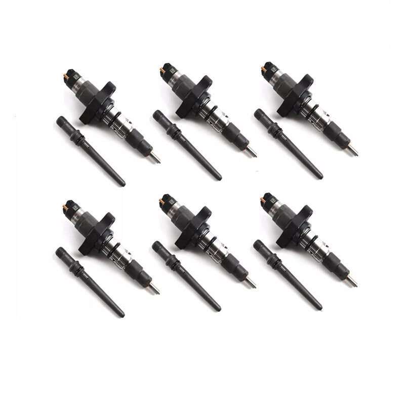 6x Fuel Injectors Compatible with Dodge Cummins 5.9L Bosch 0986435503 0445120210