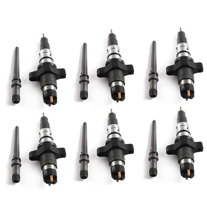 6x Fuel Injectors Compatible with Dodge Cummins 5.9L Bosch 0986435503 0445120210