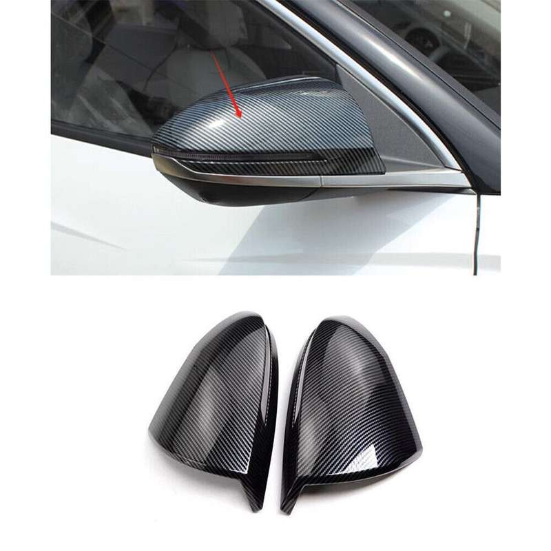 For Hyundai Tucson 2022-2024 Style Carbon Fiber Rear View Side Door Mirror Cover