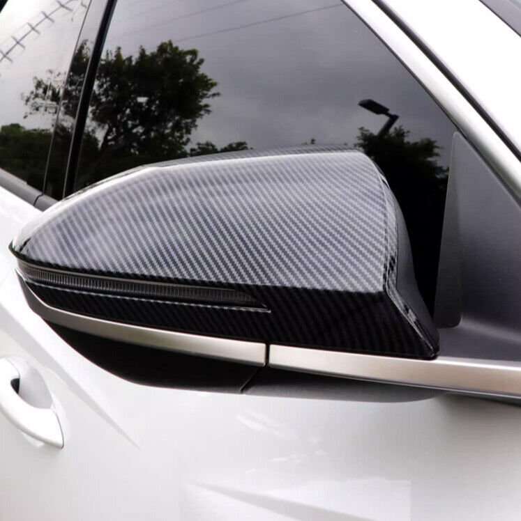 For Hyundai Tucson 2022-2024 Style Carbon Fiber Rear View Side Door Mirror Cover