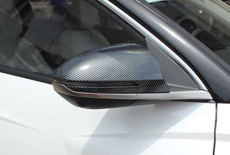 For Hyundai Tucson 2022-2024 Style Carbon Fiber Rear View Side Door Mirror Cover
