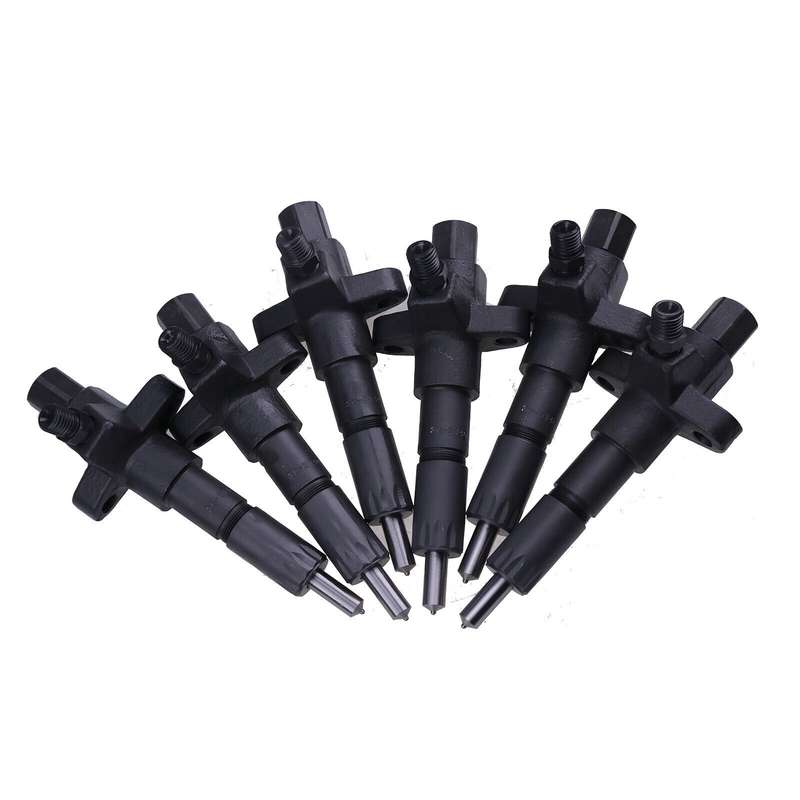 6Pcs Fuel lnjector Compatible with lsuzu Engine 6BD1 6BG1 Hitachi Excavator