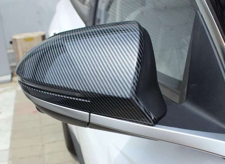 For Hyundai Tucson 2022-2024 Style Carbon Fiber Rear View Side Door Mirror Cover