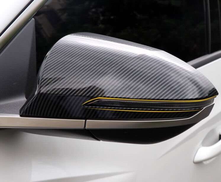 For Hyundai Tucson 2022-2024 Style Carbon Fiber Rear View Side Door Mirror Cover