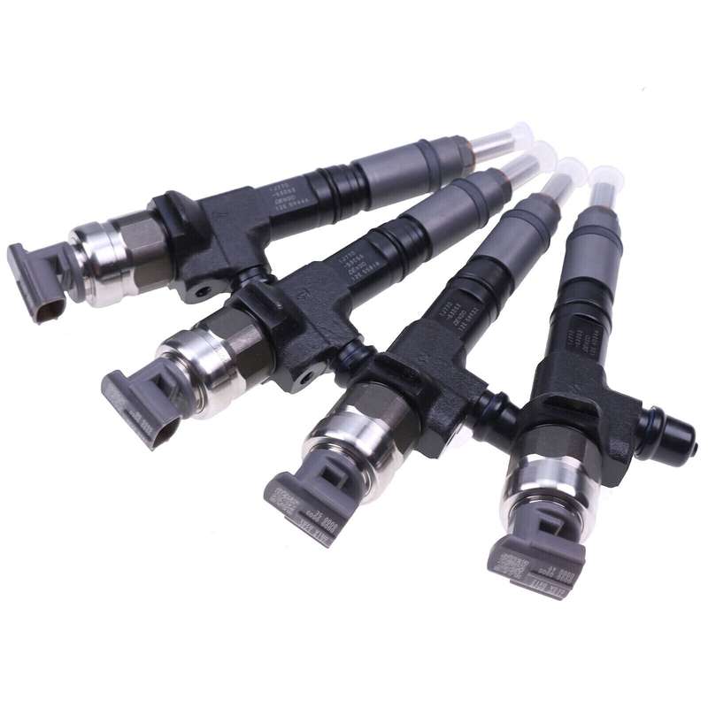 4Pcs Fuel Injector 1J770-53050 Compatible Kubota V3307 Tier 4 Engine SSV75