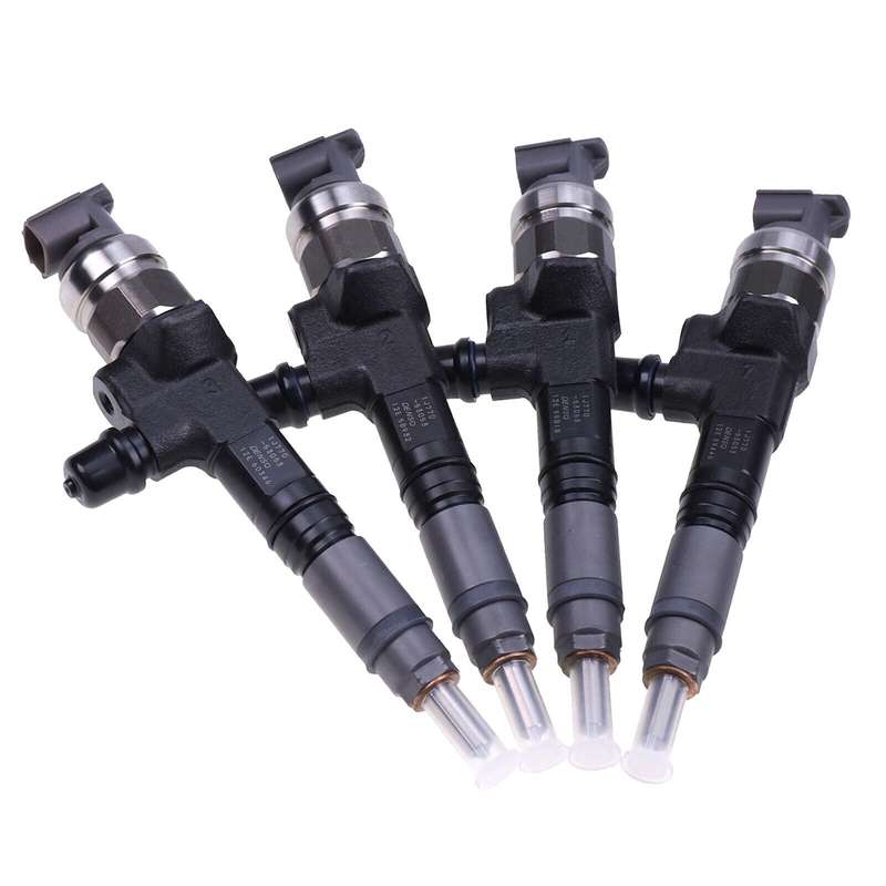 4Pcs Fuel Injector 1J770-53050 Compatible Kubota V3307 Tier 4 Engine SSV75