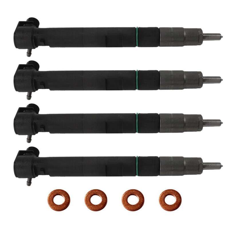 4x Fuel Injectors Common Rail Compatible Doosan Delphi 28337917 28240435 7030409