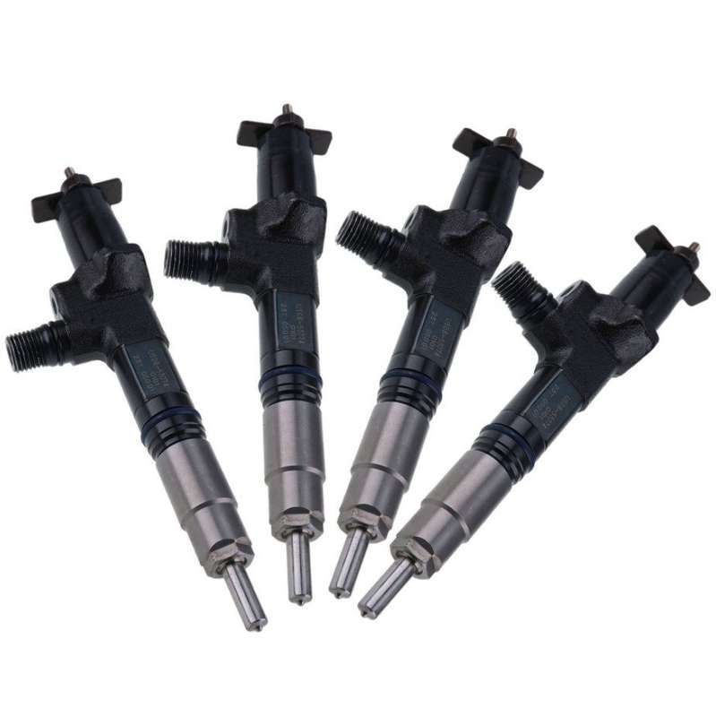 4PCS Fuel Injector 1J508-53052 1J508-53070 Compatible Kubota V3800 SVL95 Tier 4