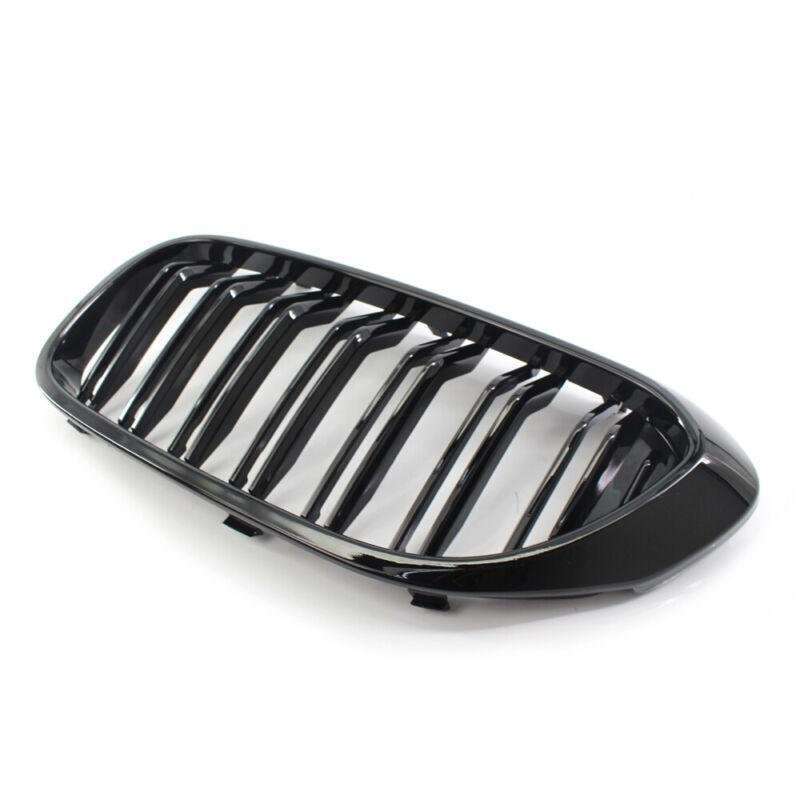 Pair of Gloss Black Front Grille Grill Fit For BMW 5-Series G30 2017