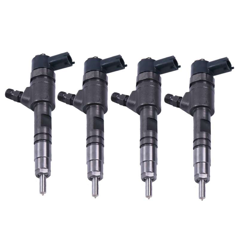 4X New 0445110777 Fuel Injector 1J801-53052 Compatible Kubota KX040 L4701 V2403