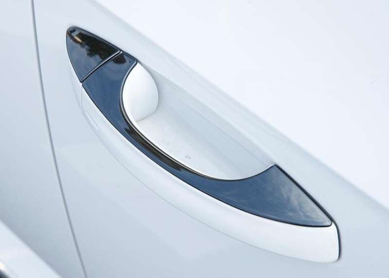 For VW Arteon 2019-2023 Black Titanium Exterior Side Door Handle Cover Trim 4pcs