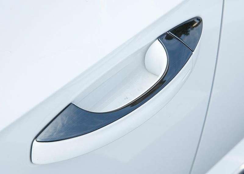 For VW Arteon 2019-2023 Black Titanium Exterior Side Door Handle Cover Trim 4pcs