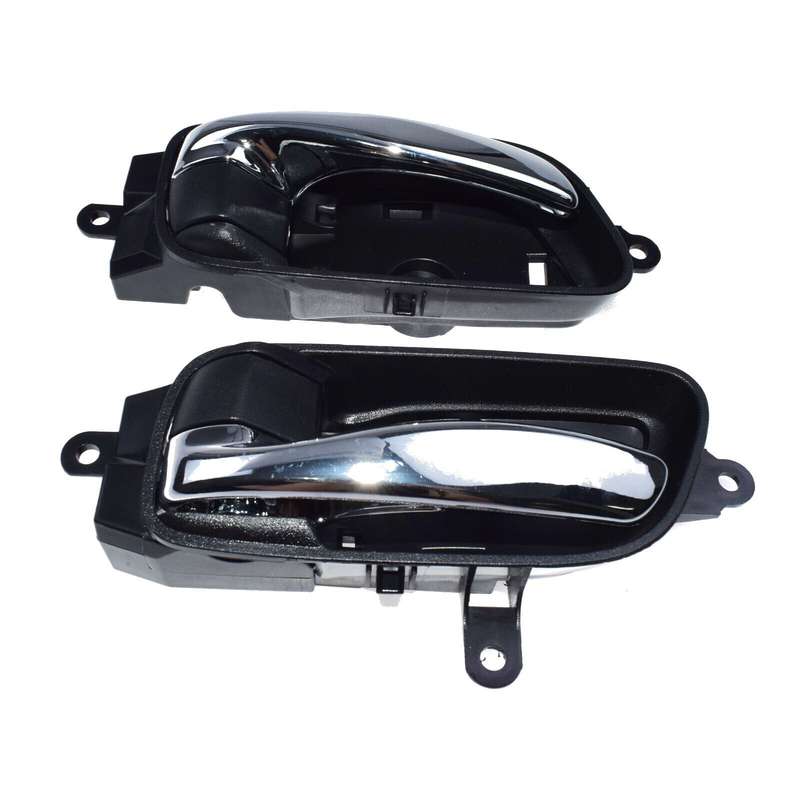 Pair Inside Interior Door Handle Chrome Left Right For Nissan Altima Pathfinder