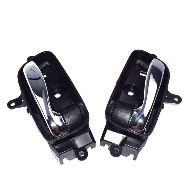 Pair Inside Interior Door Handle Chrome Left Right For Nissan Altima Pathfinder