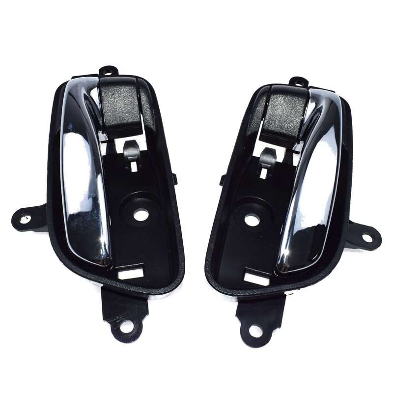 Pair Inside Interior Door Handle Chrome Left Right For Nissan Altima Pathfinder