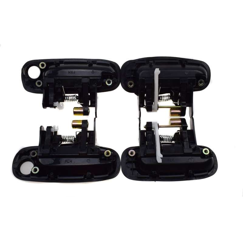 Black Outside Beige Inside Door Handle For Toyota Corolla 1998-2003 8Pcs