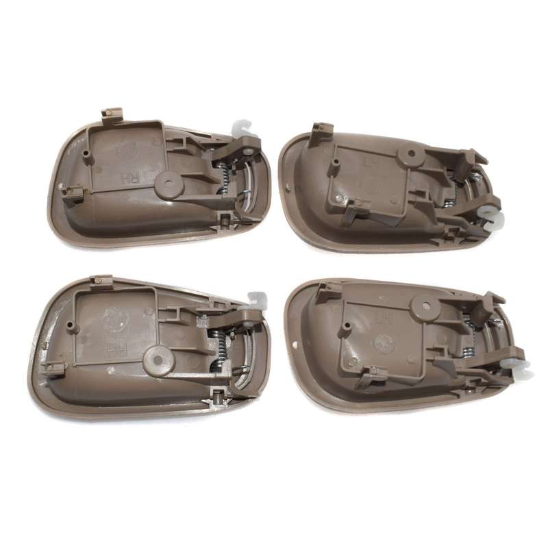 Black Outside Beige Inside Door Handle For Toyota Corolla 1998-2003 8Pcs