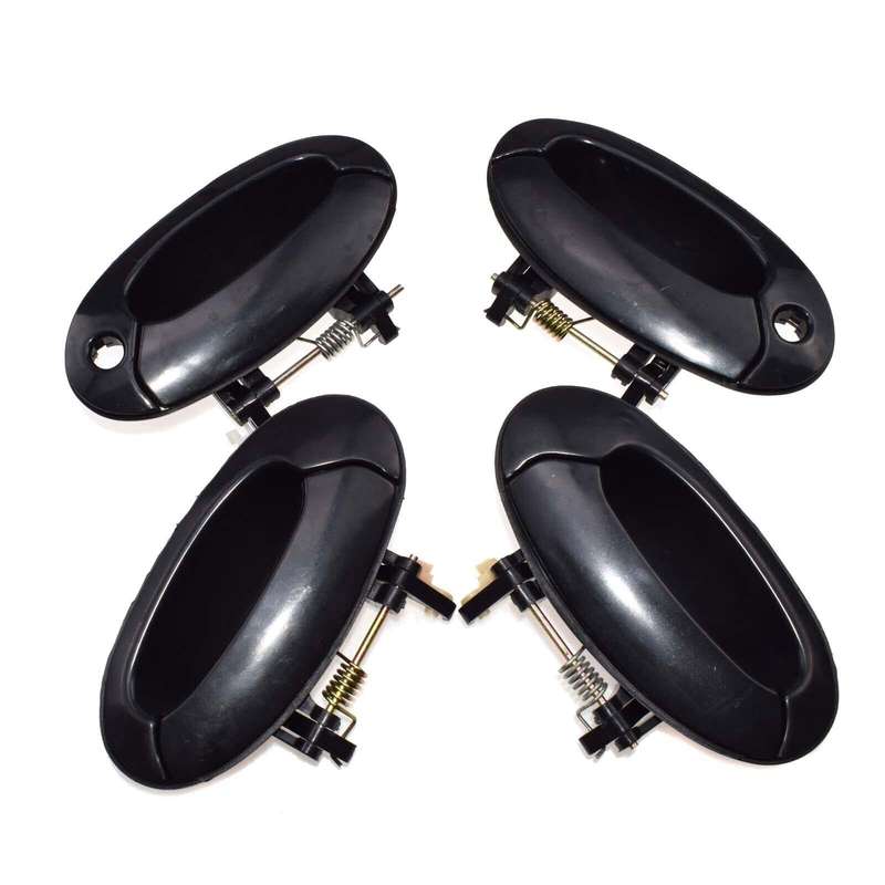 4PCS Outside Door Handles Front Rear Left Right For Hyundai Elantra 1996-2000