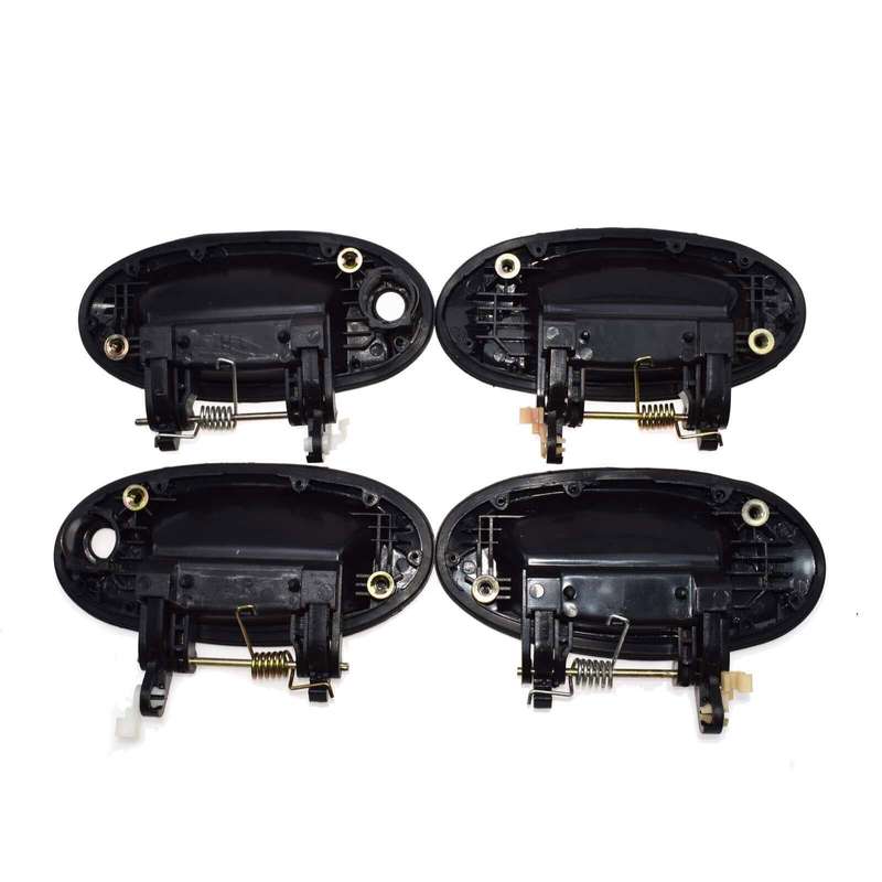 4PCS Outside Door Handles Front Rear Left Right For Hyundai Elantra 1996-2000