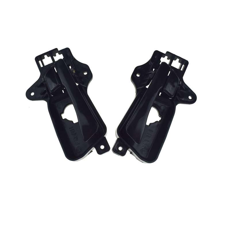 Front Left &amp; Right Interior Door Handles Black Pair For Hyundai Elantra 2009-12