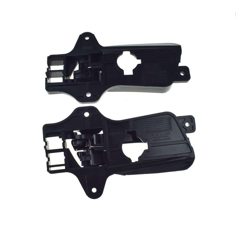 Front Left &amp; Right Interior Door Handles Black Pair For Hyundai Elantra 2009-12