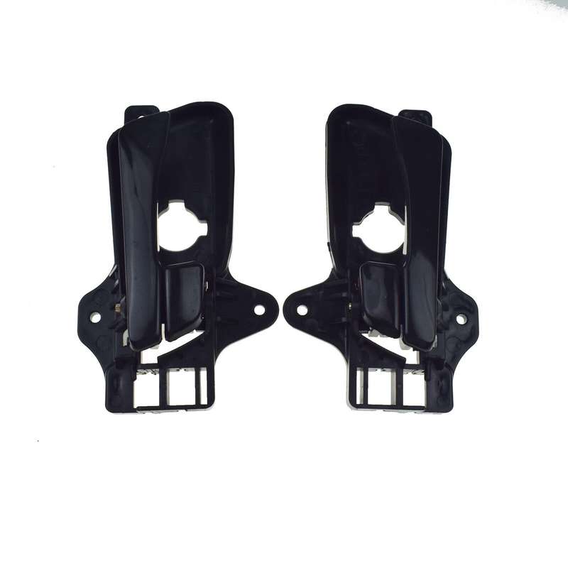 Front Left &amp; Right Interior Door Handles Black Pair For Hyundai Elantra 2009-12