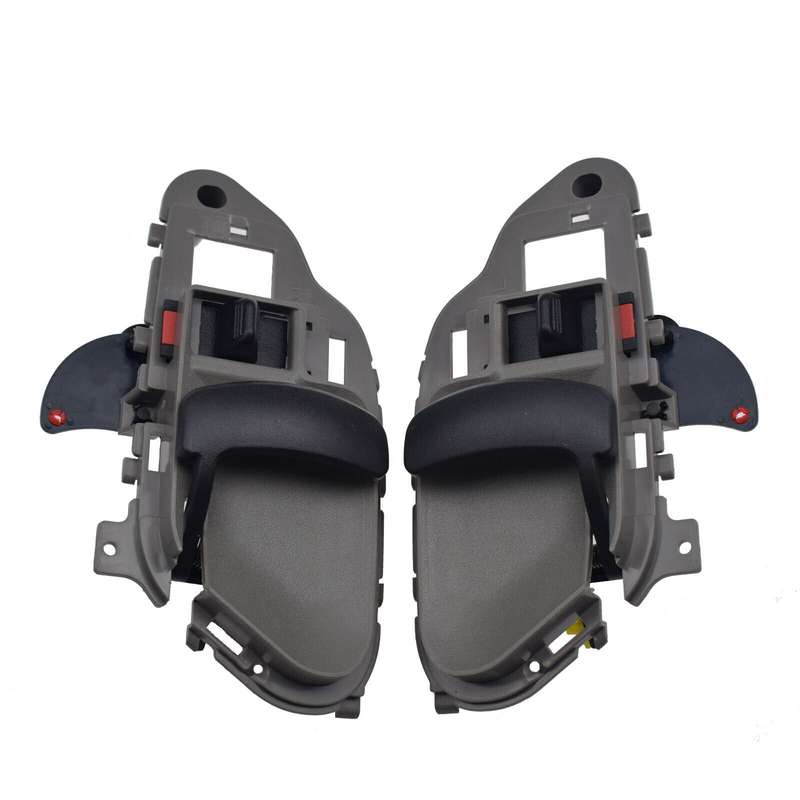 Left &amp; Right Inside Interior Door Handles Gray 2PCS For Chevrolet GMC Cadillac