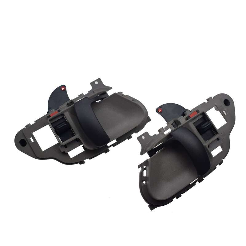 Left &amp; Right Inside Interior Door Handles Gray 2PCS For Chevrolet GMC Cadillac