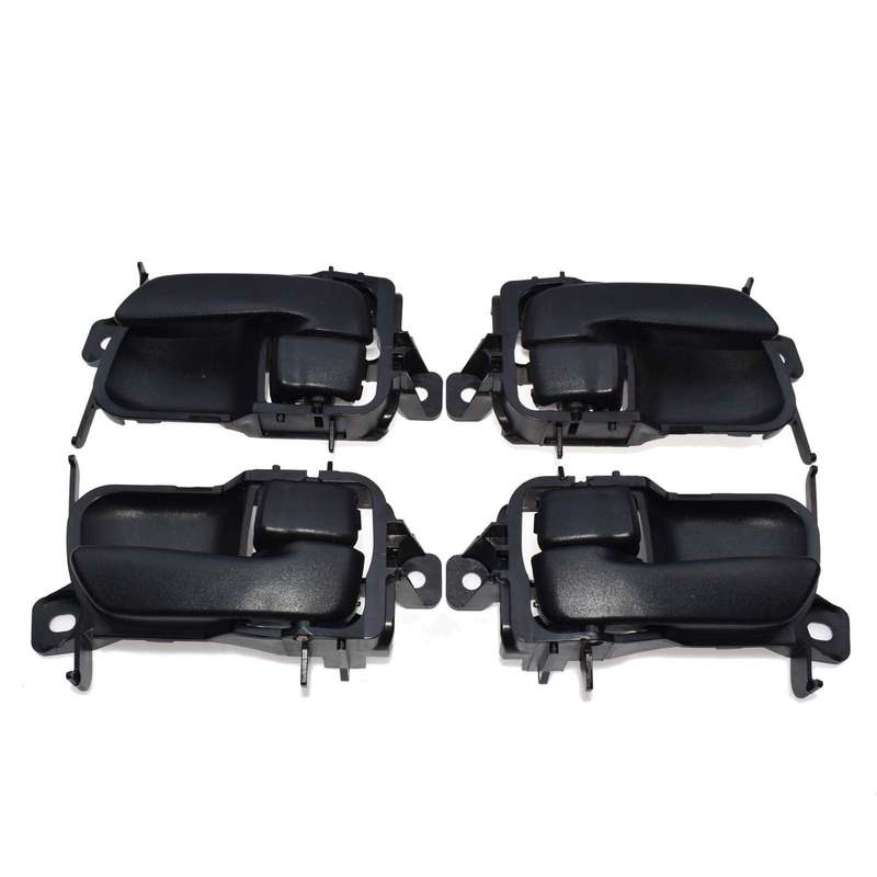 Black Interior Door Handle Left and Right 4Pcs Set fit Toyota Avalon 1995-1999